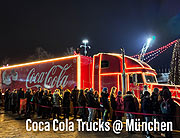 Coca-Cola Weihnachtstrucks im Olympiapark am 01.12.2019 (Foto: Martin Schmitz)